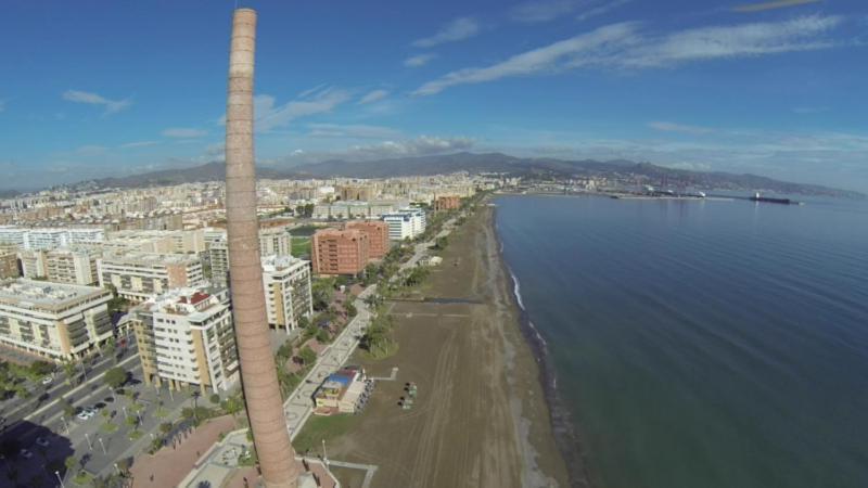 Apartamento Huelin, A 5 Minutos A Pie De La Playa มาลากา ภายนอก รูปภาพ